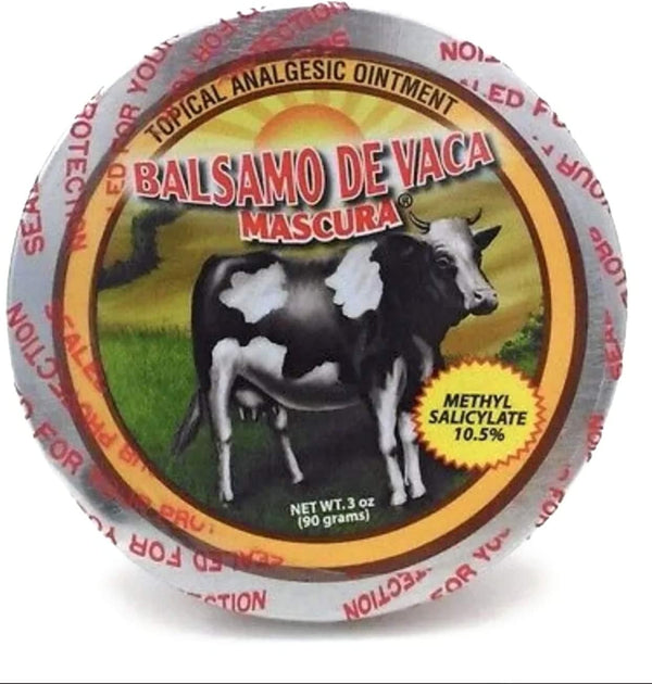 BALSAMO DE VACA MASCURA, Topical Analgesic Ointment, Muscle Pain Relief, Arthritis, Minor Back Pain (3 Oz/Pack of 1)