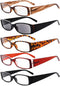 Eyekepper 5 Pairs Reading Glasses for Women, Includes Reader Sunglasses, +2.75