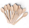 BANBU Bamboo Utensils Disposable, 100PK Bamboo Spoons, 100% Biodegradable Compostable Renewable Natural Travel Cutlery,