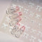 5D Embossed White Lace Bowknot Nail Art Stickers, Pearl Bow Nail Decals for Retro Nail Art Supplies