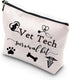 WCGXKO Veterinary Technician Gift, Vet Tech Survival Kit, Portable Travel Accessories Toiletry Bag Makeup Bag