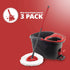 Mop Replacement Head, 3 Pack Spin Mop Replacement Head, Easy Cleaning, Microfiber, Machine Washable
