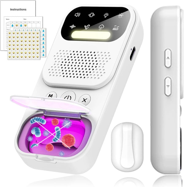 XINGZUAN Wireless Bedwetting Alarm for Boys and Girls USB-C Rechargeable, Loud Alarm &