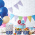 LemonRoad 72 16 oz Pcs Monster Party Supplies Disposable Snack Cups Blue Monster Themed Party Ice Cream Cups for Yogurt
