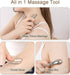 Metal Trigger Point Massage Tool for Deep Tissue Massage & Acupressure Body Gua Sha Tool, Muscle Scraper Massager