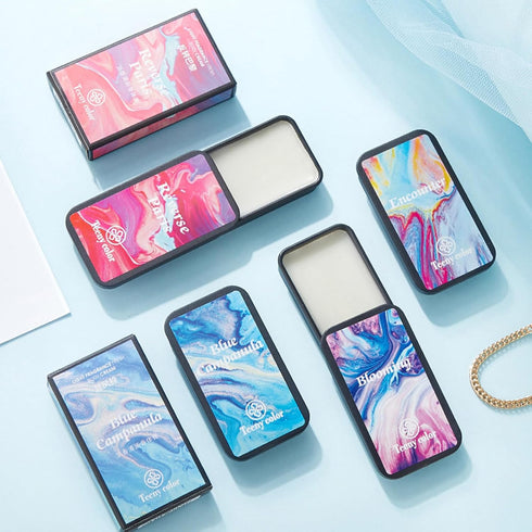 4PCS Solid Balm Sets Portable Pocket Balm Perfume for Travel Use, Natural Fragrance