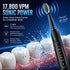 Paradise Bliss Quality 8 5 IPX7 Electric Toothbrush for Adults with Replacement Brush Heads, SunnyNest Rechargeable
