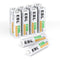 EBL AA Batteries, 10 Counts, 2500mAh, 1.2V High Performance, Precharged Ni-MH Rechargeable