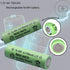 Yibatopow 8 Packs 1.2V 700mAh AA Ni-MH Rechargeable Batteries,Double A Solar Lights Battery for Outdoor String Lights