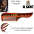 Kent 83T Small Gentleman's Pocket Comb, Fine Toothed for Facial Hair Grooming, Hand-Made in England