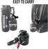 Protein Shaker Bottle for Protein Mixes, Travel Container with Gym Keychain Included for Pre Workout