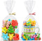 Morepack Cello Cellophane Treat Bags,200 Pieces 7x13 Inches Clear Plastic Gift Bags