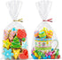 Morepack Cello Cellophane Treat Bags,200 Pieces 7x13 Inches Clear Plastic Gift Bags
