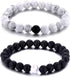 Softones Womens Lava Stone Distance Bracelets for Men Aromatherapy Anxiety Essential Oil