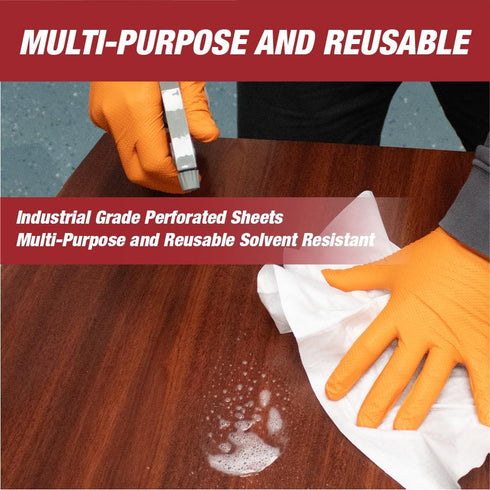 Prep Wipe Pack 100 9" 17" Lint Free Cleaning Towels, Heavy Duty Cleaning Cloths, Lint Free Wipes, Cleaning Cloths