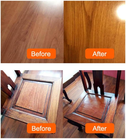 WenFeng Floors(2 Pack) Wood Seasoning Beeswax,Beeswax Furniture Polish,Natural Traditional Beeswax Polish Wood