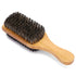 Wooden Beard Brush, Double-Sided Moustache Brush, Professional Shaving Accessories