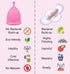 Pack 12 SHORDY Menstrual Cups (Large), Single with Box, Soft & Flexible, Copa Menstrual Kit for Women Upto Hours