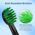 Replacement Toothbrush Heads for Waterpik Sonic Fusion Models (SF-01, SF-02, SF-03, SF-04), 5 Count, Black