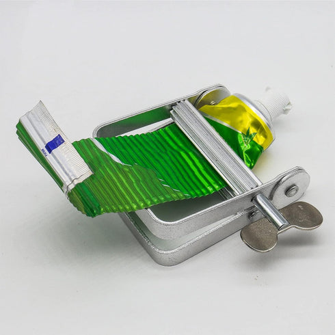 Naroote Toothpaste Squeezer Tube Roller, Multifunctional Metal Toothpaste Tube Squeezer Paint Tube Wringer Tooth