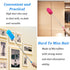 4 Pcs Washable Microfiber Feather Duster - Extendable Pole and Bendable Head for Cleaning