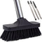 Push Broom Brush Stiff Bristles Floor Cleaning Brush Multi-Purpose Scrubber Brushes for