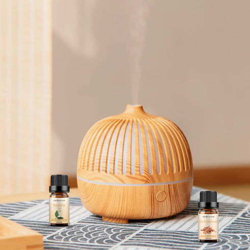 Sedbuwza Sandalwood & Jasmine Essential Oil Gift Set - 100% Pure Organic for Diffuser & Candle Making