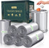 Teivio 4 Gallon Strong Trash Bags, 330 Count, Small Bathroom Garbage Can Liners, Grey Plastic Bags