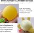 Rubber Dishwashing Gloves - 2 Pairs Long Household Cleaning Gloves for Kitchen Washing Dishes