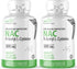 Nature's Fusions NAC Supplement N-Acetyl Cysteine (2 Pack) 600 mg - Anti Aging, Antioxidant, Liver and Lung Support