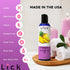 Lick Pineapple Flavored Massage Oil, Romantic Body Safe Non-Greasy Formula, 4 oz