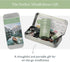 Set Scentered Wooden Jigsaw Puzzle & Aromatherapy Gift - Mindfulness Activity Puzzle for Stress Relief - Calm Jigsaw