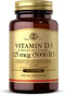 Solgar Vitamin D3 (Cholecalciferol) 125 mcg (5000 IU) - 100 Softgels, Non-GMO, Gluten Free, Immune System Support