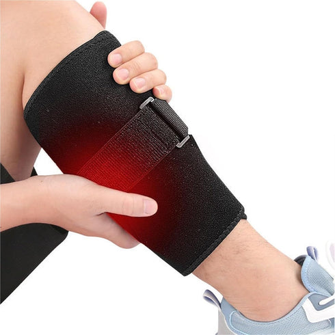 PAKHUDB 1PC Calf Compression Sleeves Calf Braces for Men Women - Adjustable Shin Splints Support Wrap