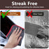 Carbon Cloth Lint Free Glass Cleaning Cloth, Streak Free Microfiber Rag for Window Polishing, Pack of 6, 16"x12"