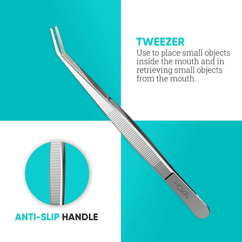 Dental Tools by HOKIN - 5 Pcs Plaque Remover Teeth Cleaning Tool Kit for Men Women Kids
