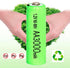 Ni-MH AA 3000mAh Rechargeable Batteries, 1.2V Double A High Capacity for Garden Landscaping, Outdoor Lights (4 Pack)