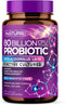 80 Billion CFU Probiotic - Daily Digestive Supplement for Men & Women, Non-GMO, Gluten & Dairy Free, 60 Capsules