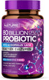 80 Billion CFU Probiotic - Daily Digestive Supplement for Men & Women, Non-GMO, Gluten & Dairy Free, 60 Capsules