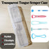 Tongue Scraper Case, Portable Travel Case for Tongue Cleaner, Transparent Holder