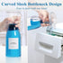 Laundry Detergent Dispenser Bottle, 40oz, Waterproof Label for Soap, Fabric Softener, 2 Pack White
