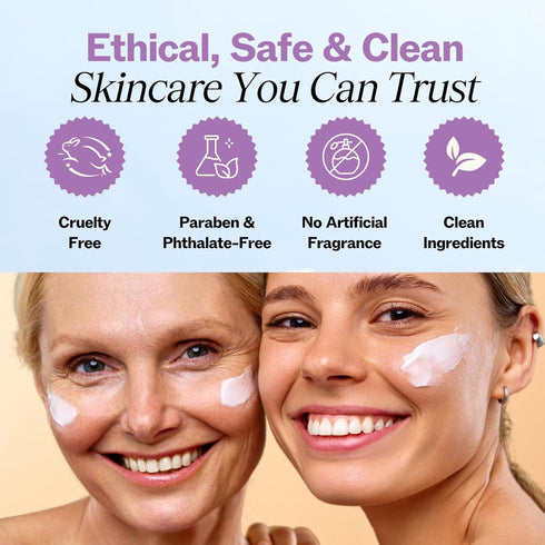 LilyAna Naturals Eye Cream for Dark Circles, Puffiness, Anti Aging Under Eye Cream for Sensitive Skin, 1.0 Ounce