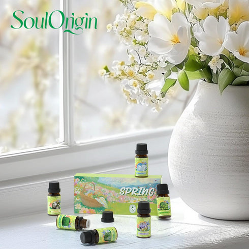 Set, Set Soulorigin Spring Fragrance Oils Essential Oil Gift for Diffuser, Spring Scent Diffuser Oil, Diffuser Scents