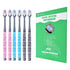 EasyHonor Soft Toothbrushes, Adult Medium Bristle Toothbrushes with Non-slip Handle, 6 Pack