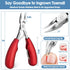 Modacraft Podiatrist Toenail Clippers, Professional Thick & Ingrown Toe Nail Clippers for Men Seniors, Nail Cutter Kit