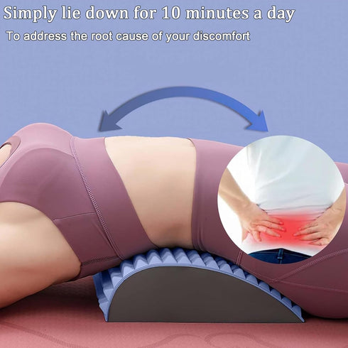 YIQIYOU Back Stretcher Refresh Neck and Back Massager Back Stretcher Posture Corrector for Pain Relief Multilevel