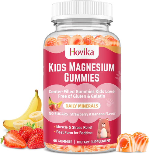 Magnesium Glycinate Gummies for Kids: Calm Magnesium Supplement for Kids & Adults