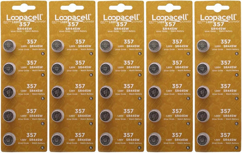 25 SR44W SR44 357 V357 Silver Oxide Watch Battery