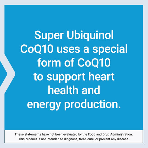 Life Extension Super Ubiquinol CoQ10 100 mg - Heart Health & Anti-Aging Supplement, 60 Softgels