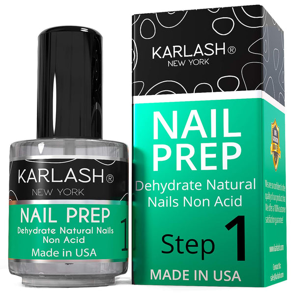 Karlash Professional Natural Nail Prep Dehydrate, 0.5 oz Fast Dry Bonder Liquid for Acrylic Powder and Gel Polish